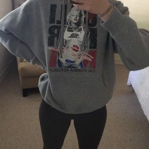 Marilyn Monroe California republic hoodie